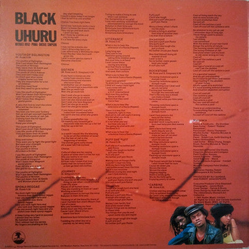Black Uhuru - Red (Vinyl, VG+) (Vinyl LP)