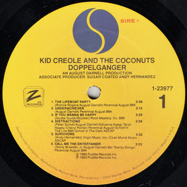 Kid Creole And The Coconuts - Doppelganger (VG+) (Vinyl LP)