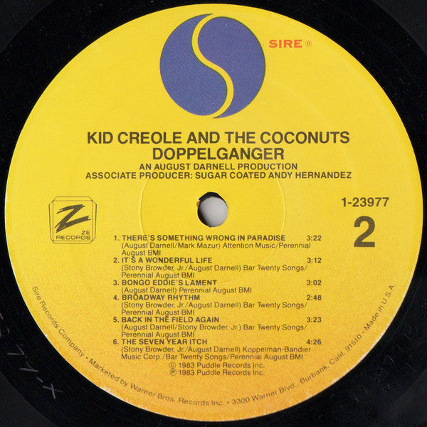 Kid Creole And The Coconuts - Doppelganger (VG+) (Vinyl LP)