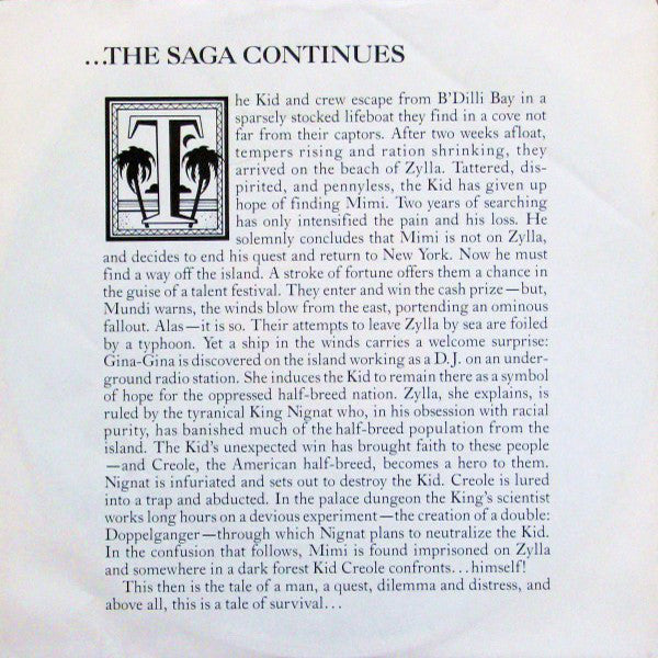 Kid Creole And The Coconuts - Doppelganger (VG+) (Vinyl LP)