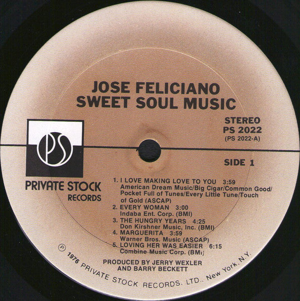 Feliciano, Jose - Sweet Soul Music (G+) (Vinyl LP)