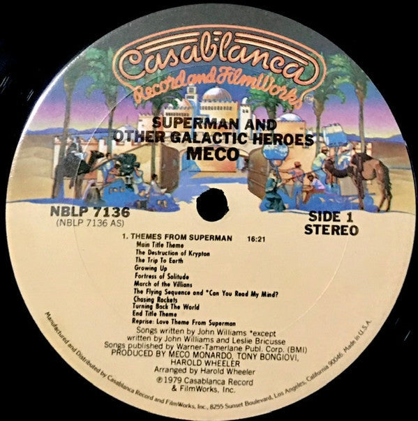 Meco - Superman And Other Galactic Heroes (VG+) (Vinyl LP)