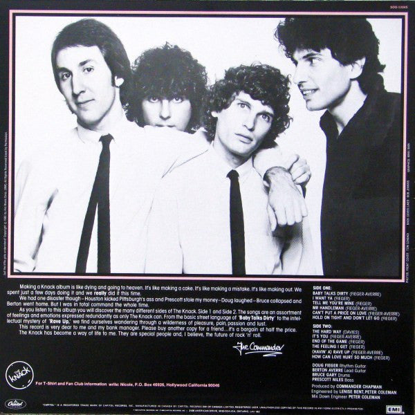 Knack  - ...But The Little Girls Understand (Vinyl, VG+) (Vinyl LP)