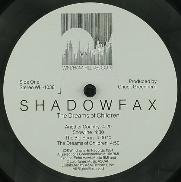 Shadowfax - The Dreams Of Children (VG+) (Vinyl LP)