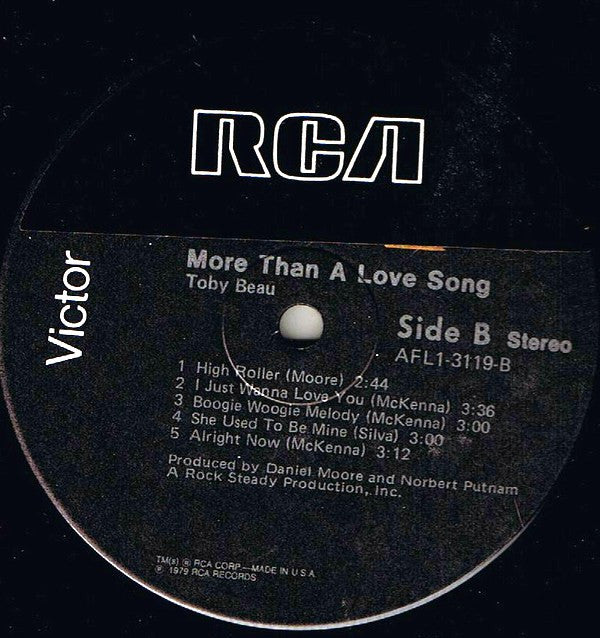 Beau, Toby - More Than A Love Song (M) (Vinyl LP)