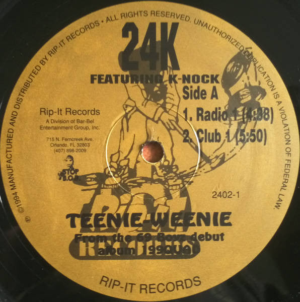 24K - Teenie-Weenie (VG) (Vinyl LP)