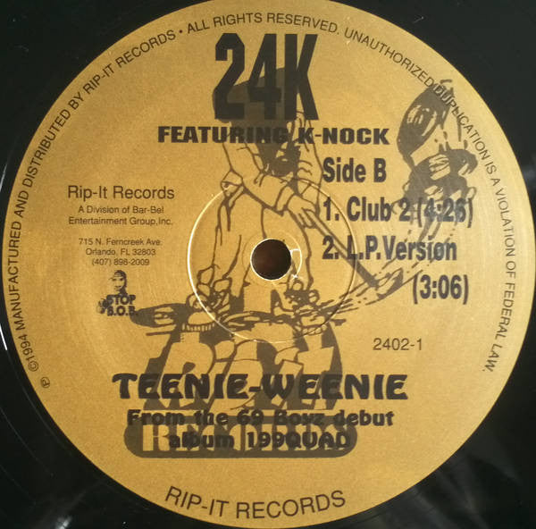 24K - Teenie-Weenie (VG) (Vinyl LP)
