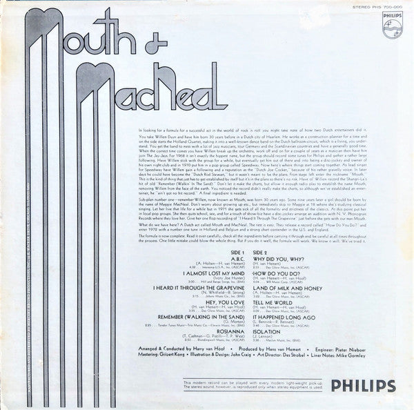 Mouth & MacNeal - How Do You Do? (NM or M-) (Vinyl LP)