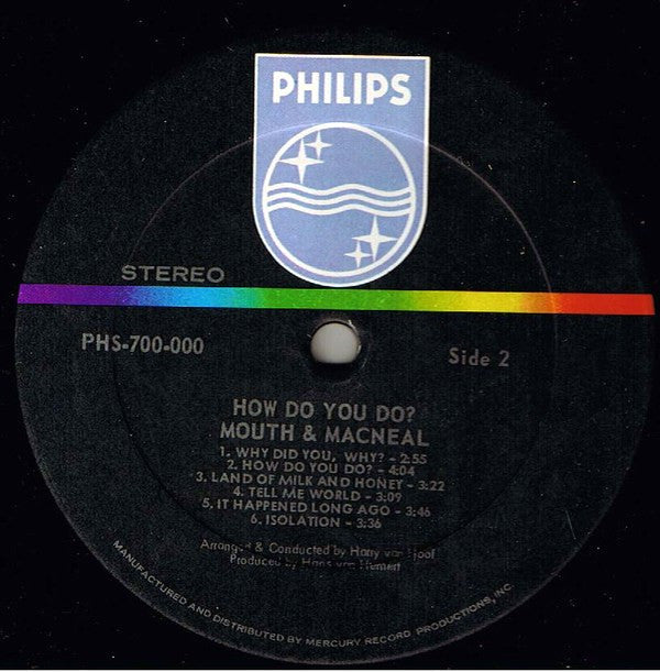 Mouth & MacNeal - How Do You Do? (NM or M-) (Vinyl LP)