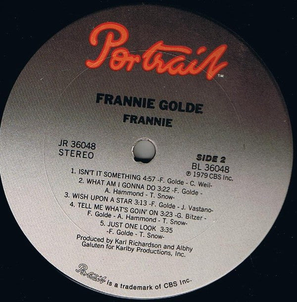 Golde, Frannie - Frannie (VG+) (Vinyl LP)