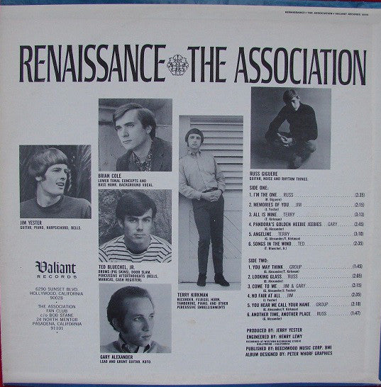Association  - Renaissance (VG+) (Vinyl LP)