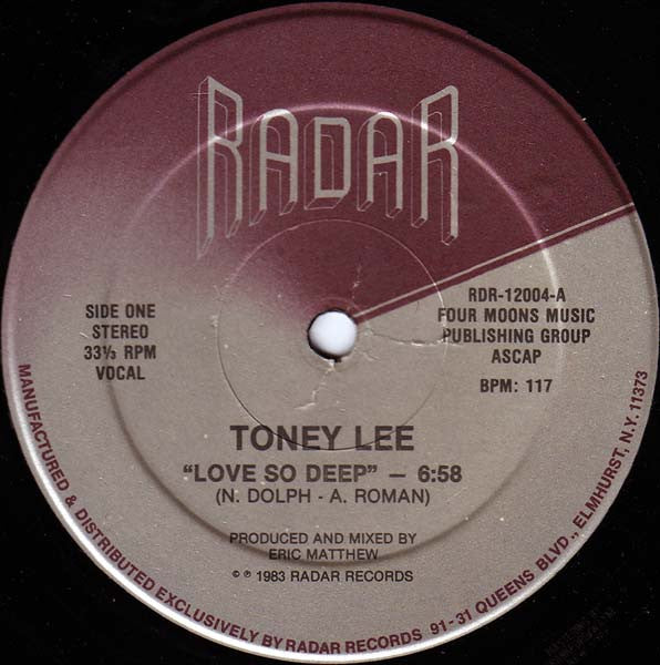 Toney Lee - Love So Deep (VG) (Vinyl LP)