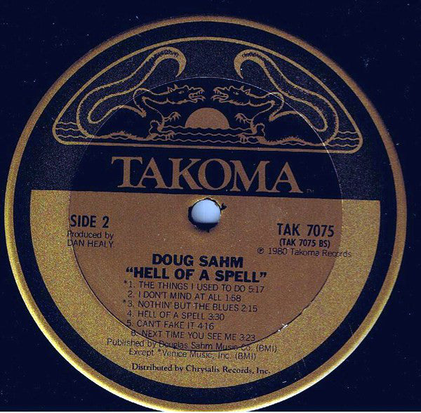 Sahm, Doug - Hell Of A Spell (VG+) (Vinyl LP)