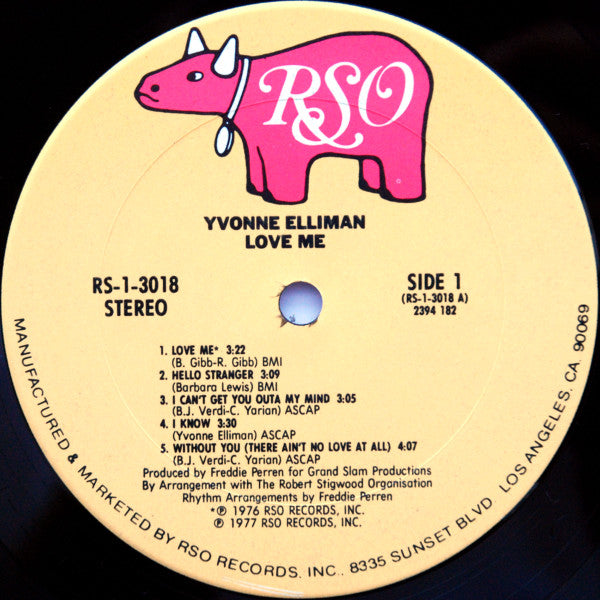 Elliman, Yvonne - Love Me (VG+) (Vinyl LP)