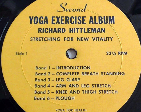 Yoga For Life: Second Yoga Exercise Album (Vinyl, VG+) (Vinyl LP)