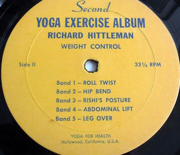 Yoga For Life: Second Yoga Exercise Album (Vinyl, VG+) (Vinyl LP)