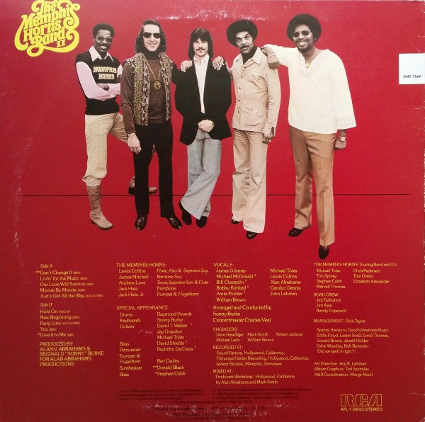 Memphis Horns - Band II (VG+) (Vinyl LP)