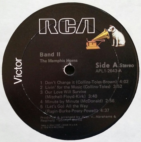 Memphis Horns - Band II (VG+) (Vinyl LP)
