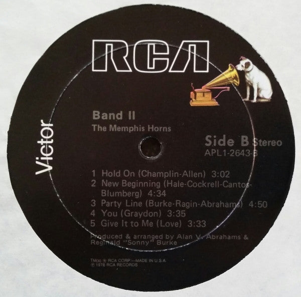 Memphis Horns - Band II (VG+) (Vinyl LP)