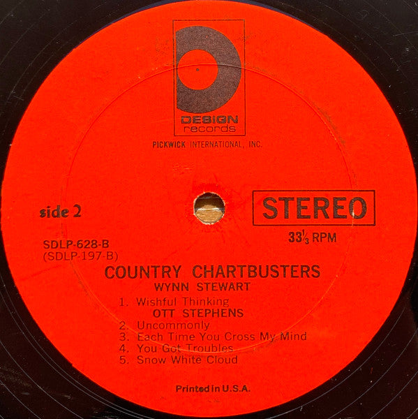 Various - Country Chartbusters (VG+) (Vinyl LP)
