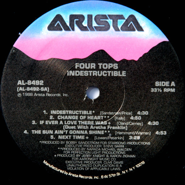 Four Tops - Indestructible (Vinyl, M) (Vinyl LP)