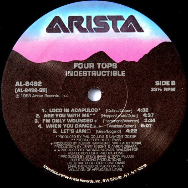 Four Tops - Indestructible (Vinyl, M) (Vinyl LP)
