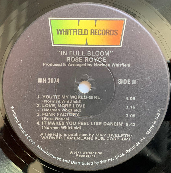 Rose Royce - In Full Bloom (NM or M-) (Vinyl LP)