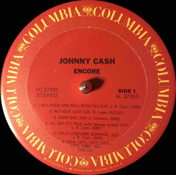Cash, Johnny - Encore (Vinyl, VG+) (Vinyl LP)