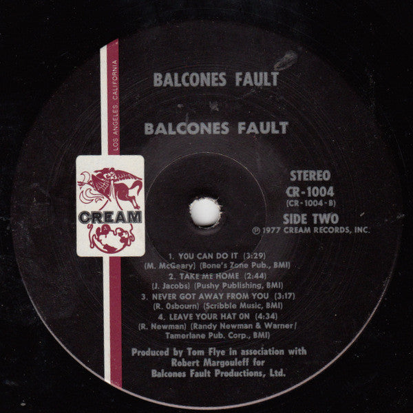 Balcones Fault - It's All Balcones Fault (VG+) (Vinyl LP)
