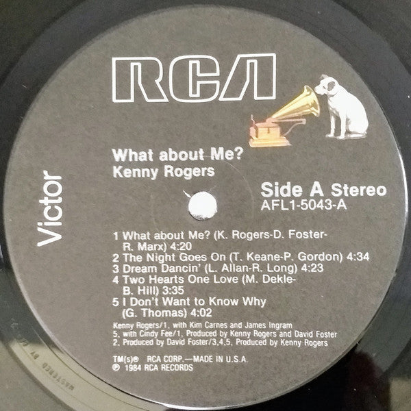 Rogers, Kenny - What About Me? (Vinyl, NM or M-) (Vinyl LP)