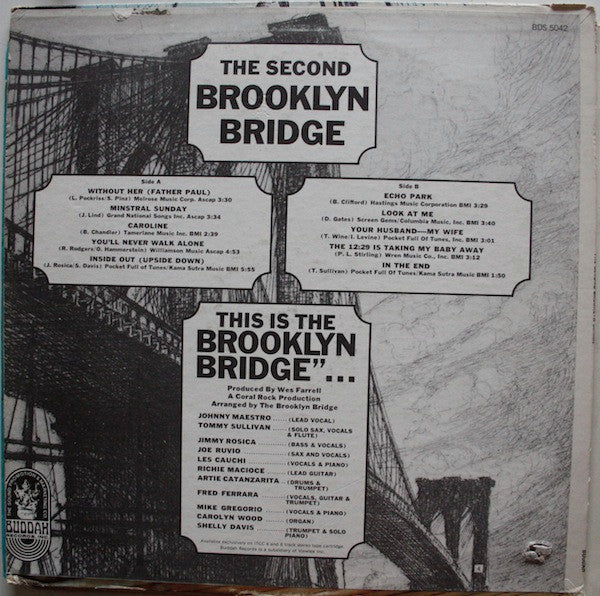 Brooklyn Bridge - The Second Brooklyn Bridge (VG) (Vinyl LP)