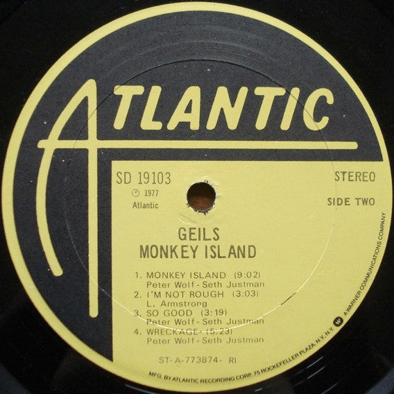 Geils - Monkey Island (VG+) (Vinyl LP)