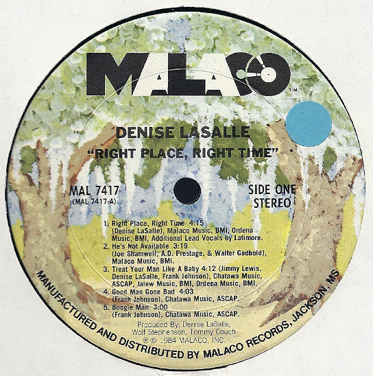 LaSalle, Denise - Right Place, Right Time (NM or M-) (Vinyl LP)