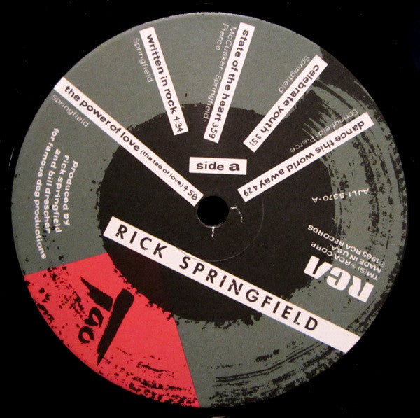 Springfield, Rick - Tao (VG) (Vinyl LP)