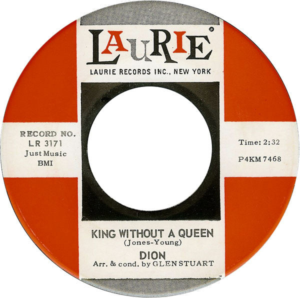 Dion  - Come Go With Me / King Without A Queen (VG+) (Vinyl LP)