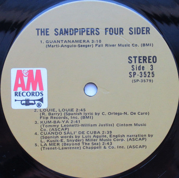 Sandpipers - Foursider (VG) (Vinyl LP)