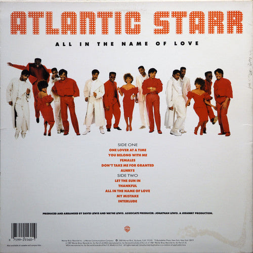 Atlantic Starr - All In The Name Of Love (NM or M-) (Vinyl LP)