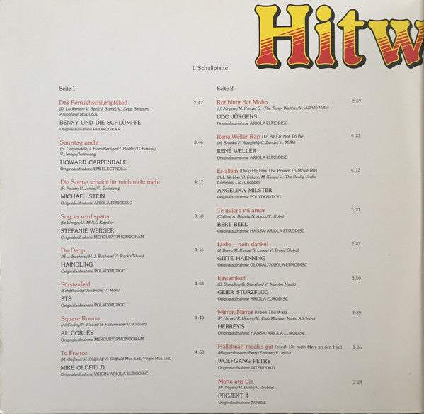 Various - Hitwirbel (VG) (Vinyl LP)
