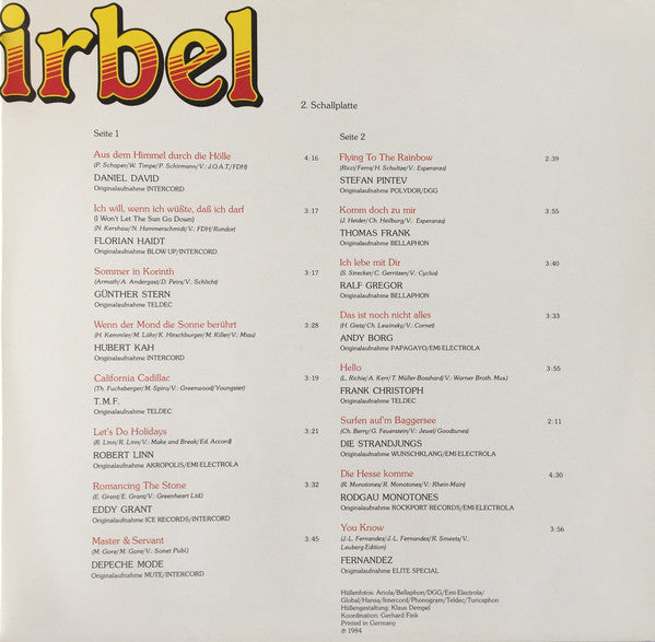 Various - Hitwirbel (VG) (Vinyl LP)