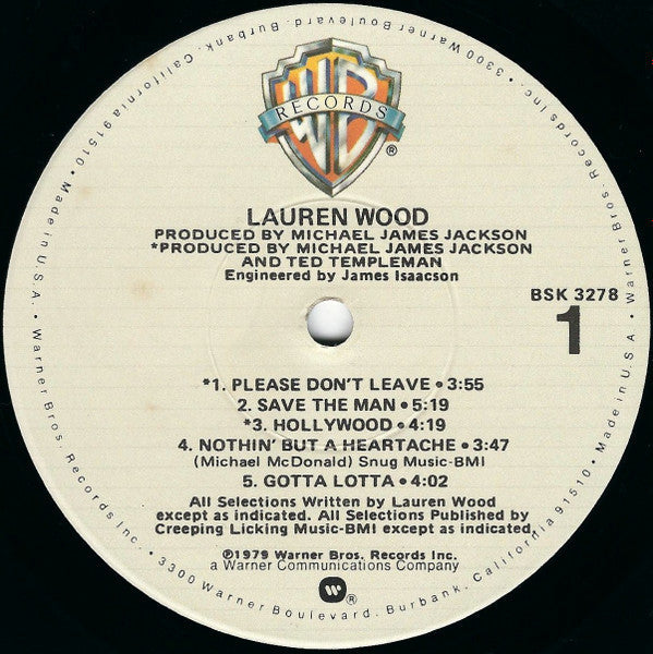 Wood, Lauren Featuring Novi & Ernie - Lauren Wood (VG+) (Vinyl LP)