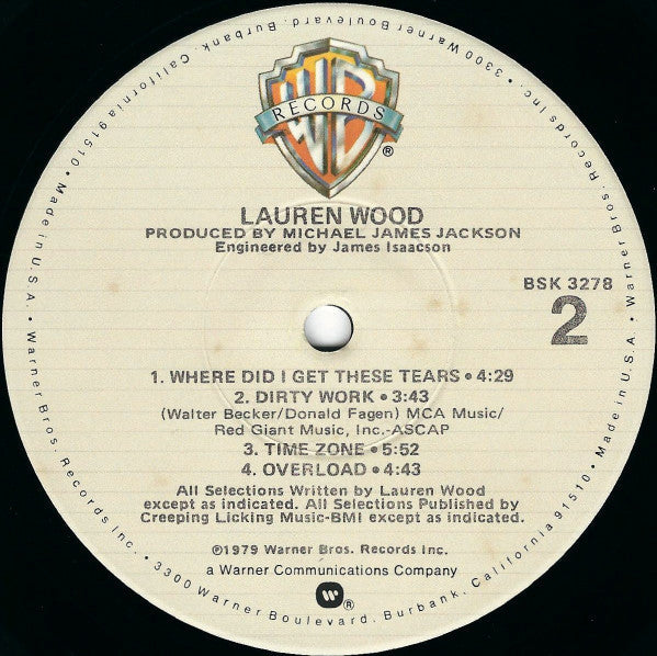 Wood, Lauren Featuring Novi & Ernie - Lauren Wood (VG+) (Vinyl LP)
