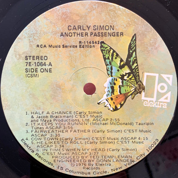 Simon, Carly - Another Passenger (VG+) (Vinyl LP)