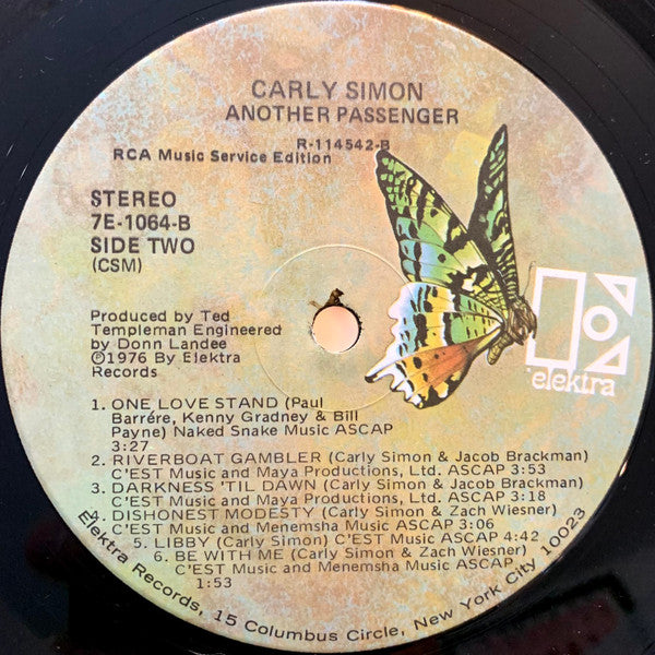 Simon, Carly - Another Passenger (VG+) (Vinyl LP)