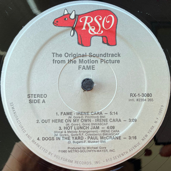 Fame (The Original Soundtrack From The Motion Picture) (Vinyl, VG+) (Vinyl LP)