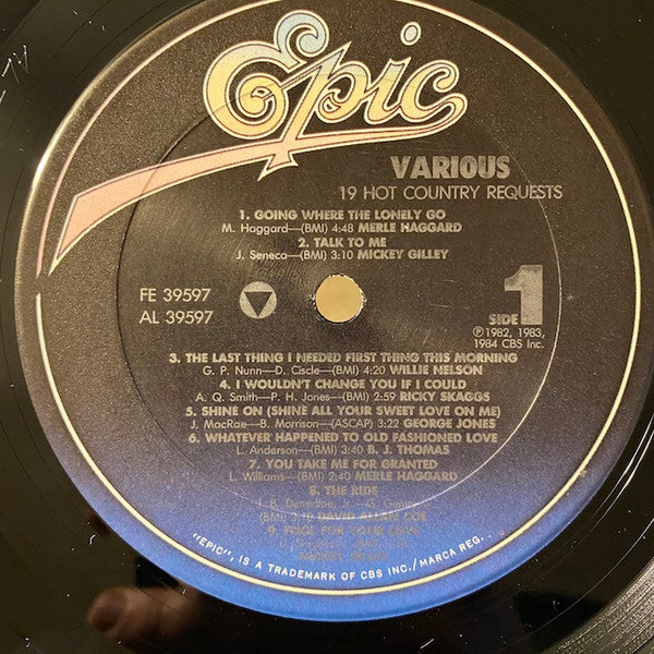 Various - 19 Hot Country Requests (NM or M-) (Vinyl LP)