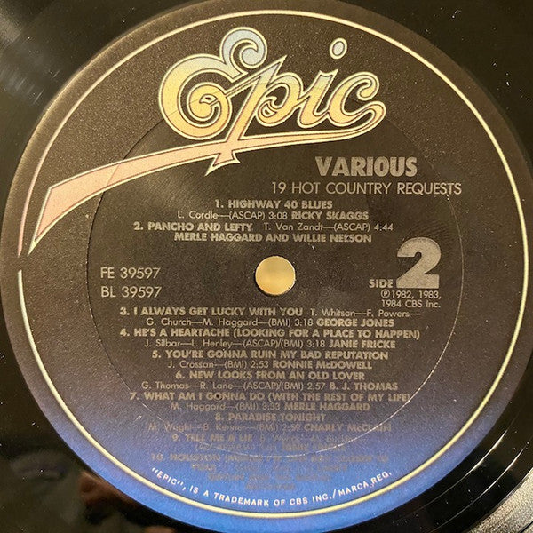 Various - 19 Hot Country Requests (NM or M-) (Vinyl LP)