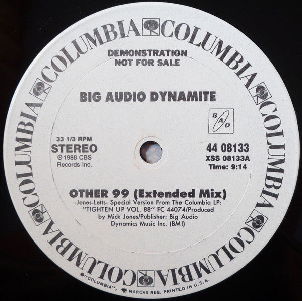 Big Audio Dynamite - Other 99 (Vinyl, VG) (Vinyl LP)