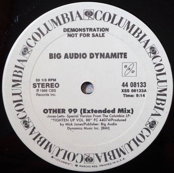 Big Audio Dynamite - Other 99 (Vinyl, VG) (Vinyl LP)
