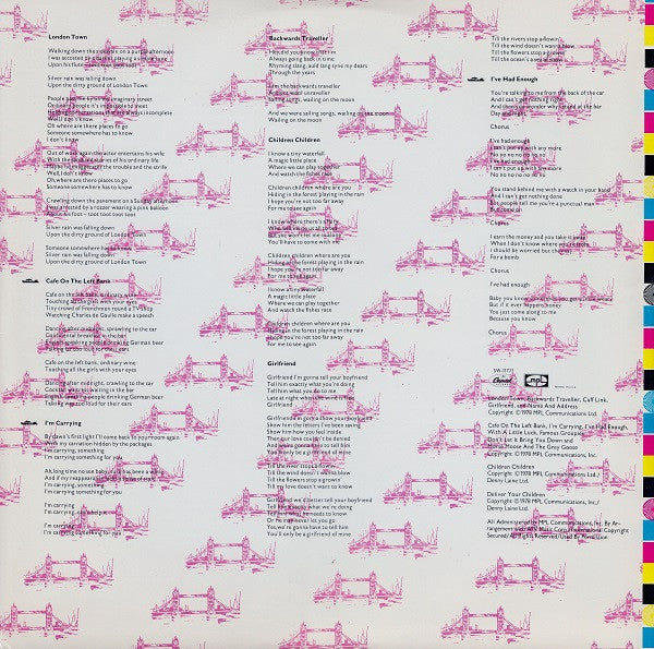 Wings  - London Town (Vinyl, VG+) (Vinyl LP)