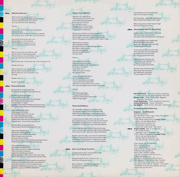 Wings  - London Town (Vinyl, VG+) (Vinyl LP)